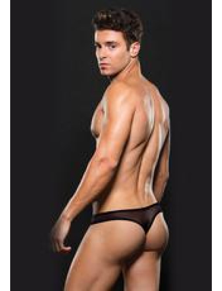 ENVY MESH THONG - BLACK M/L