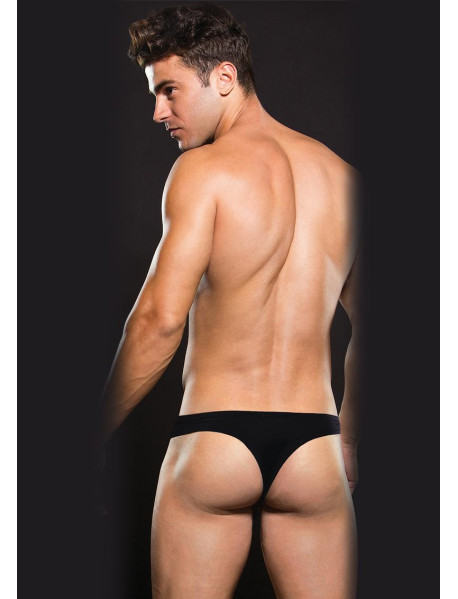 ENVY MICROFIBER THONG - BLACK LXL ENVY MICROFIBER THONG - BLACK LXL