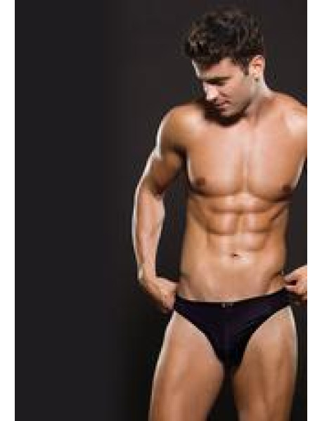 ENVY MICROFIBER THONG - BLACK LXL ENVY MICROFIBER THONG - BLACK LXL