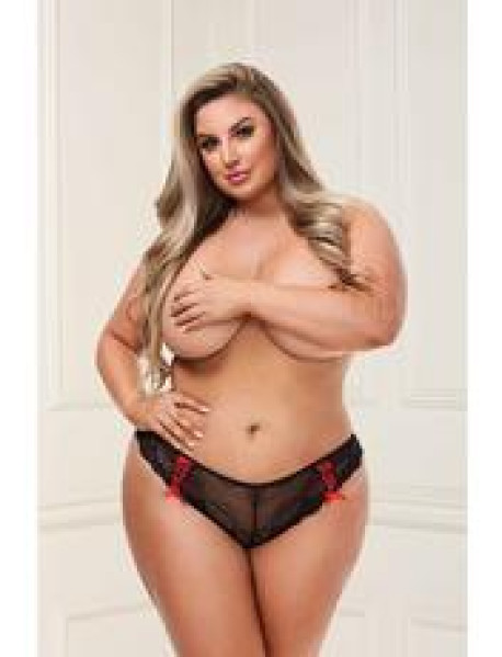 BACI LACE BOYSHORT - BLK - XL