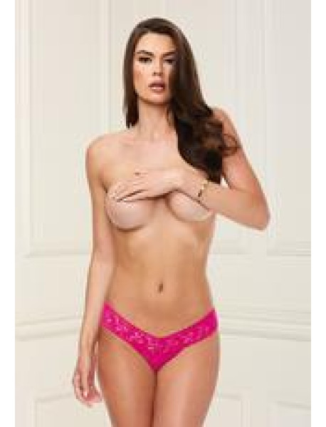 BACI LOW RISE THONG - PINK - LG - (C)