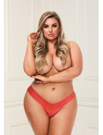 BACI LOW RISE THONG - ORANGE - XL (C)