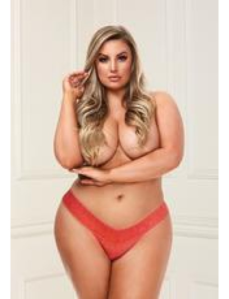 BACI LOW RISE THONG - ORANGE - 1X (C)