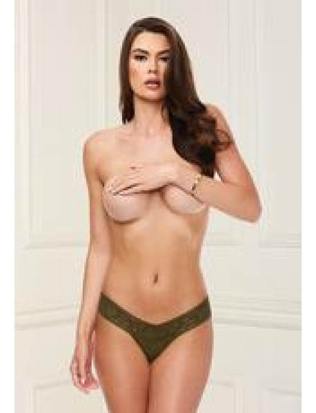 BACI LOW RISE THONG - GREEN - MD (C)