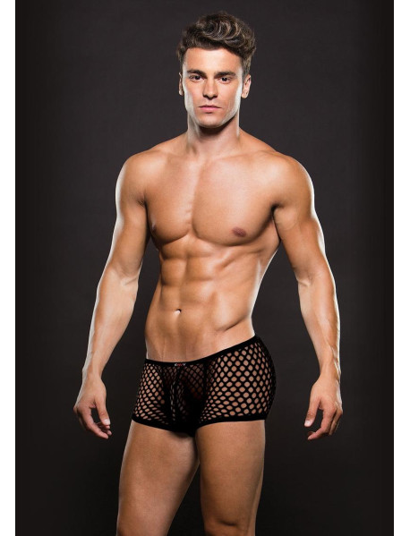 ENVY MODERN FISHNET TRUNK - BLACK