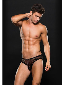 ENVY MODERN FISHNET BIKINI - BLACK