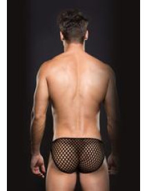 ENVY MODERN FISHNET BIKINI - BLACK