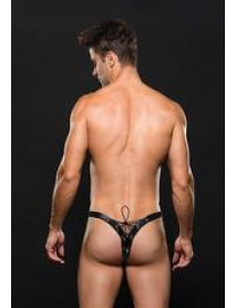 ENVY LOCKER ROOM THONG - BLACK