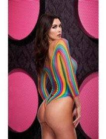 LACE-UP RAINBOW TEDDY