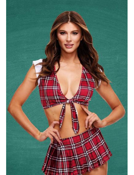 SCHOOLGIRL CROP TOP and SKIRT SET - SM