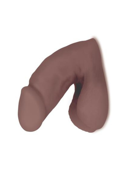 4 Inch Soft and Discreet Packer | Brown 4 Inch Soft and Discreet Packer | Brown