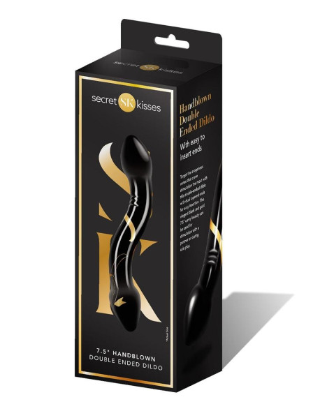 SK-7.5 HANDBLOWN DOUBLE ENDED DILDO