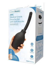 4 Piece Medical Grade Douche Set with Soft Nozzle