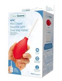 4 Piece Mini Travel Douche with One Way Valve