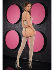 CROP TOP, GSTRING and THIGHHIGH SET-GRY-OS