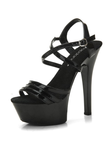 6 STRAPPY PLATFORM SANDAL - SIZE 10