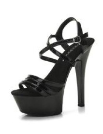 6 STRAPPY PLATFORM SANDAL - SIZE 6