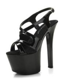 6 PLATFORM STRAPPY SANDAL - SIZE 12