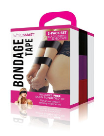 WS 3PK BONDAGE TAPE W/ BLINDFOLD