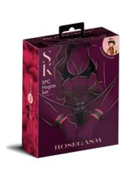 ROSEGASM 5PC HOGTIE SET W/ BLINDFOLD ROSEGASM 5PC HOGTIE SET W/ BLINDFOLD