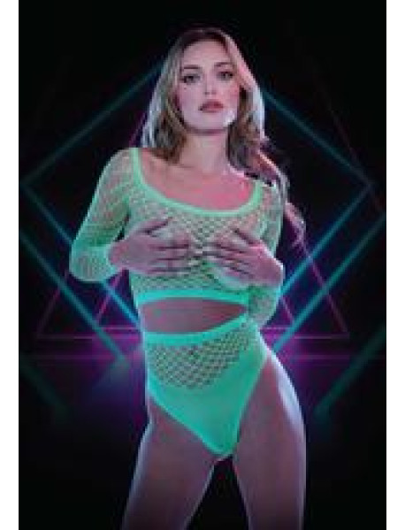2PC GID LONG SLEEVE CROP TOP and PANTY SET
