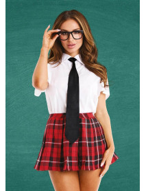 WOMENS 4PC PRIVATE SCHOOL SWEETHEART COS