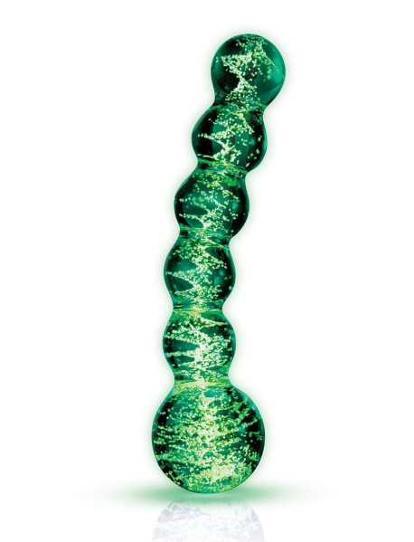 WHIPSMART GID BEADED SENSUAL GLASS DILDO WHIPSMART GID BEADED SENSUAL GLASS DILDO