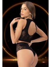 2PC CROP TOP and HIGH WAISTED HOT PANT-OS