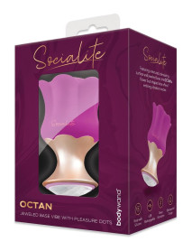 BODYWAND SOCIALITE OCTAN JEWELED BASE VIBE WITH PLEASURE DOTS