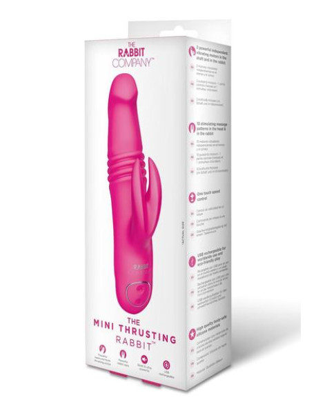 TRC THE MINI THRUSTING RABBIT- HOT PINK TRC THE MINI THRUSTING RABBIT- HOT PINK