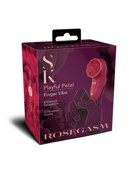 ROSEGASM PLAYFUL PETAL FINGER VIBE ROSEGASM PLAYFUL PETAL FINGER VIBE