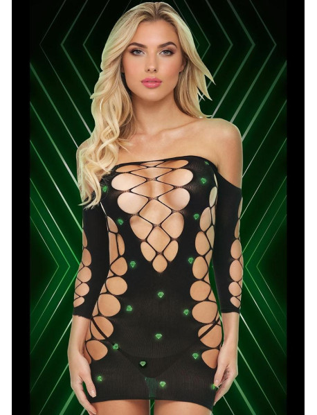 GLIMMER OFF THE SHOLDER-MINDRESS-GID-OS