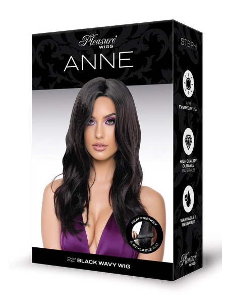 ANNE PREMIUM STYLABLE WIG-BLACK