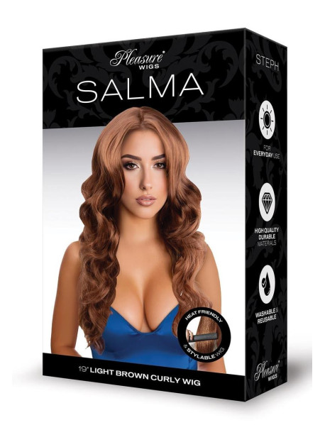 SALMA PREMIUM STYLABLE WIG-BROWN