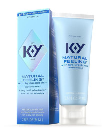 KY NATURAL FEELING W/ HYALURONIC 2.5OZ