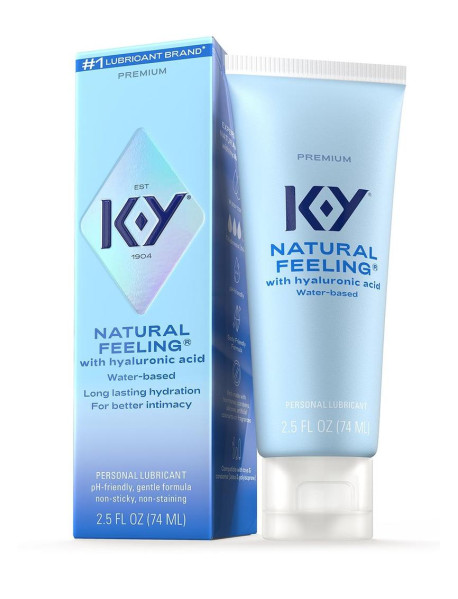 KY NATURAL FEELING W/ HYALURONIC 2.5OZ
