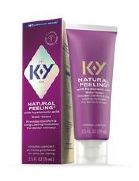 KY NATURAL FEELING W/ HYALURONIC 2.5OZ