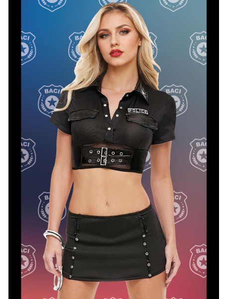 BADGE OF DESIRE 4PC SET BLACK-OS