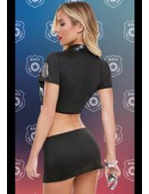 BADGE OF DESIRE 4PC SET BLACK-OS