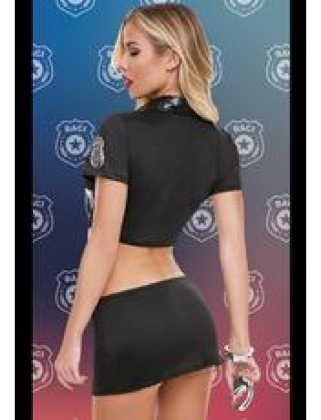 BADGE OF DESIRE 4PC SET BLACK-OS