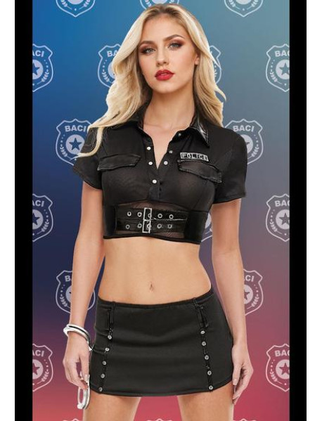 BADGE OF DESIRE 4PC SET BLACK-OS