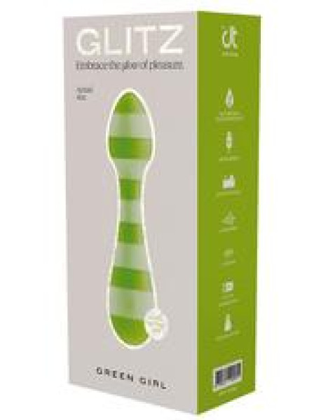 DREAMTOYS GLITZ GREEN TRAVEL WAND
