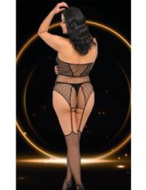 NIGHTFALL NET BODYSUIT-BLK-Q
