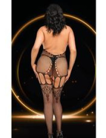 LACE EMPRESS BODYSTOCKING-BLK-Q