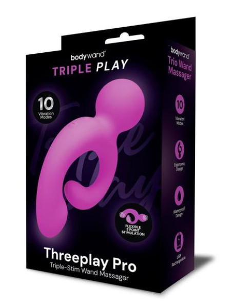 BODYWAND TRIPLE PLAY THREEPLAY PRO BODYWAND TRIPLE PLAY THREEPLAY PRO