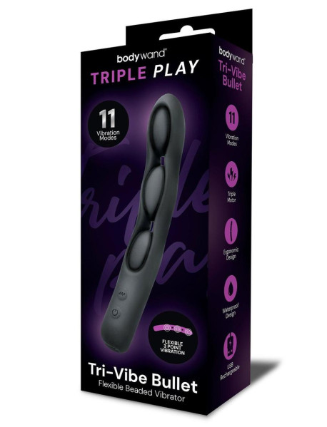 BODYWAND TRIPLE PLAY TRI-VIBE BULLET BODYWAND TRIPLE PLAY TRI-VIBE BULLET
