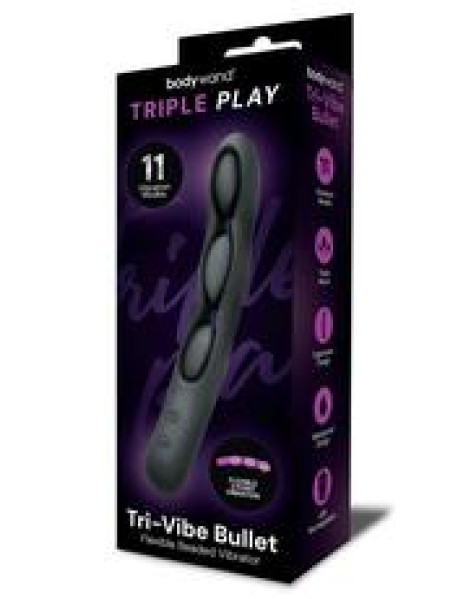 BODYWAND TRIPLE PLAY TRI-VIBE BULLET BODYWAND TRIPLE PLAY TRI-VIBE BULLET