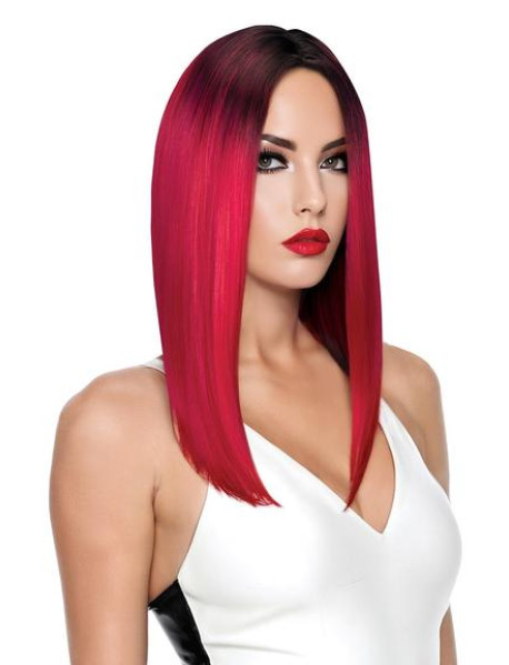 ROSE PREMIUM STYLABLE WIG PINK ROSE PREMIUM STYLABLE WIG PINK