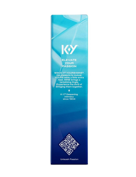 KY YOURS and MINE COUPLES LUBRICANT 3.38OZ