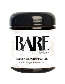 BACI BARE MASSAGE CANDLE- 4OZ VANILLA